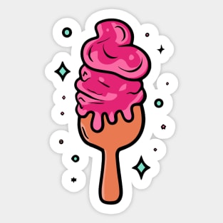 Raspberry Sorbet Sticker